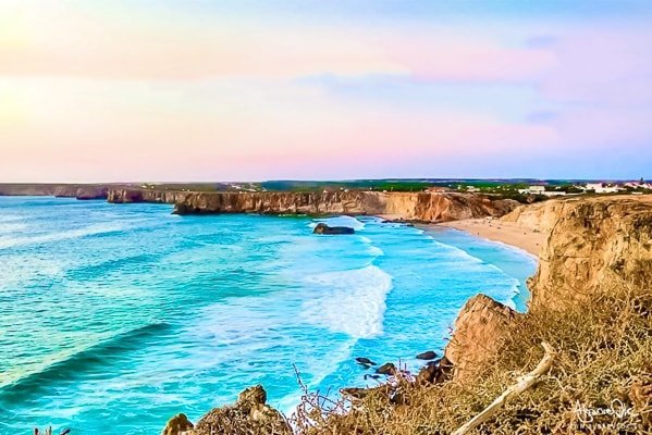 Algarve Portogallo Oceano tramonto a Sagres